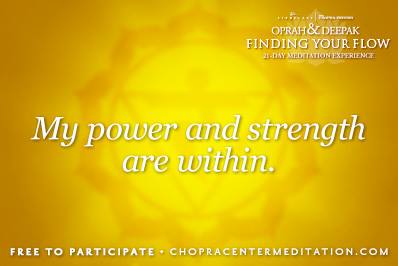 my power and strength are within